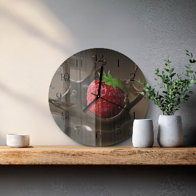 Reloj de pared redondo Chocolate