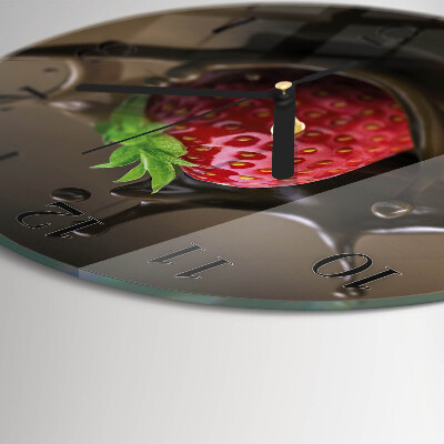 Reloj de pared redondo Chocolate