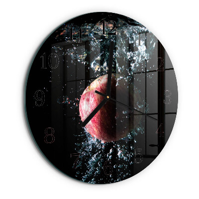 Reloj de pared redondo Manzana