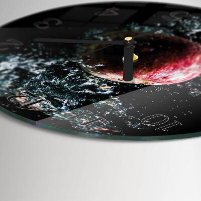 Reloj de pared redondo Manzana