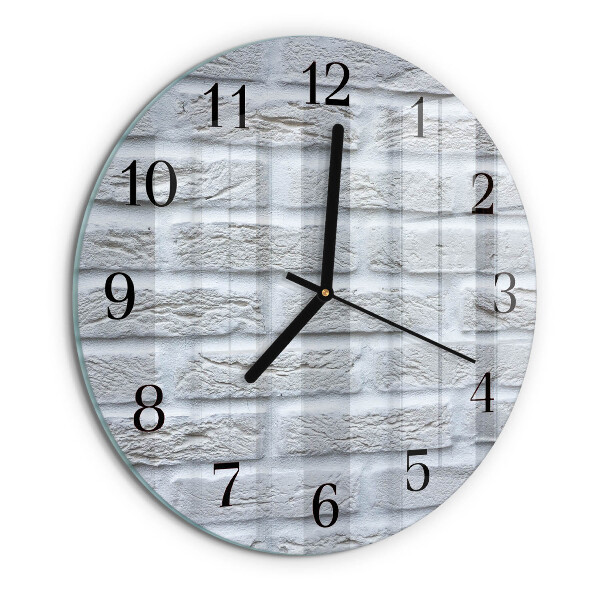 Reloj de pared redondo Escoria de huella