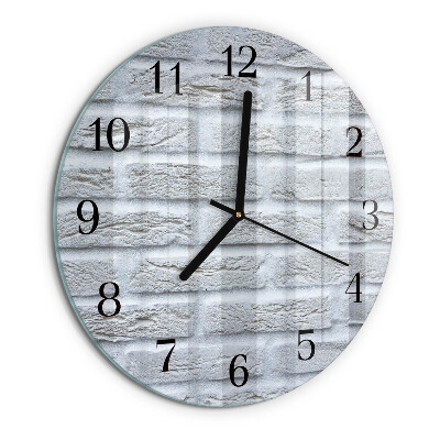 Reloj de pared redondo Escoria de huella