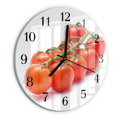 Reloj de pared redondo Tomates