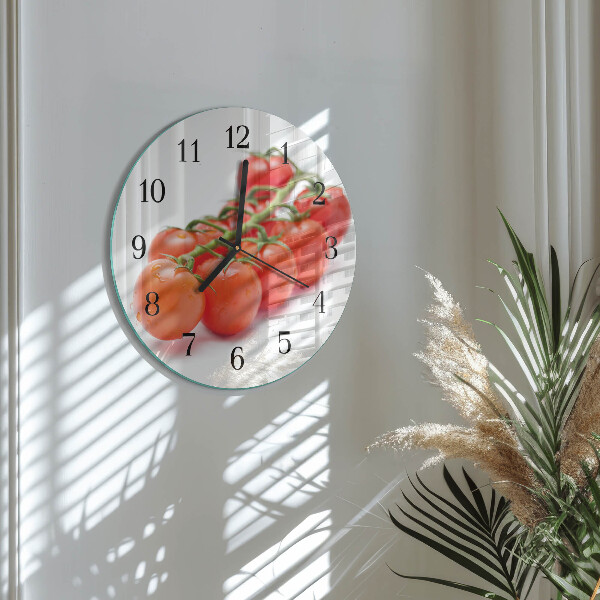 Reloj de pared redondo Tomates