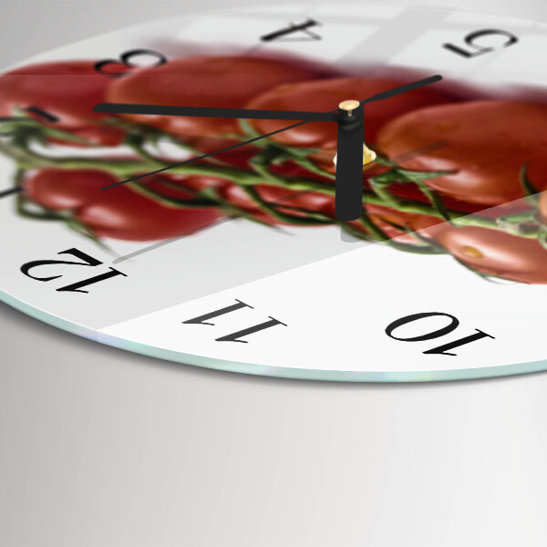 Reloj de pared redondo Tomates