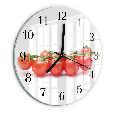 Reloj de pared redondo Tomates