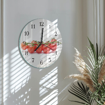 Reloj de pared redondo Tomates