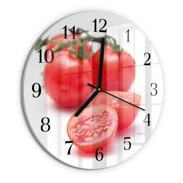 Reloj de pared redondo Tomates