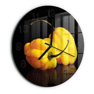 Reloj de pared redondo Pimienta