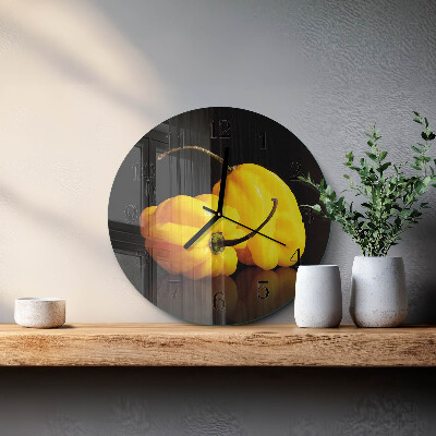 Reloj de pared redondo Pimienta