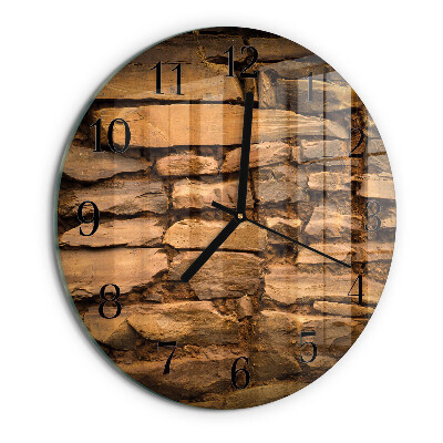 Reloj de pared redondo Piedras