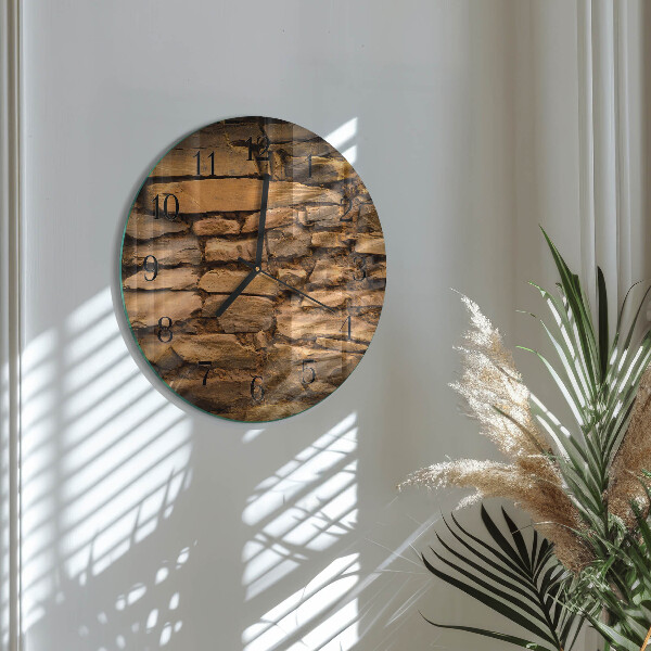 Reloj de pared redondo Piedras