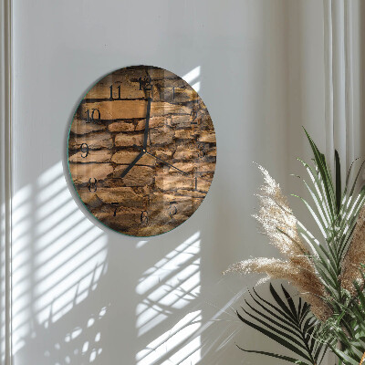 Reloj de pared redondo Piedras