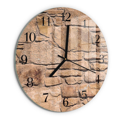 Reloj de pared redondo Piedras