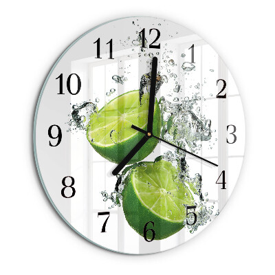 Reloj de pared redondo Carbonato de calcio