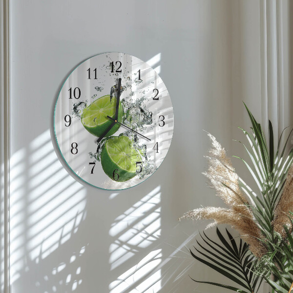 Reloj de pared redondo Carbonato de calcio