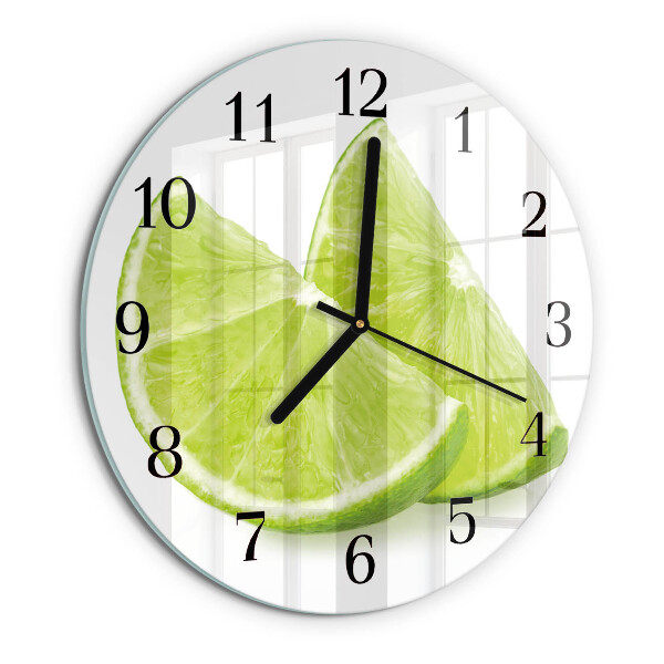 Reloj de pared redondo Carbonato de calcio