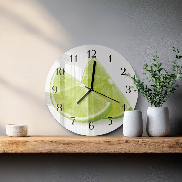 Reloj de pared redondo Carbonato de calcio