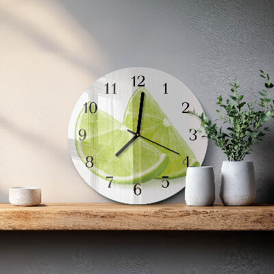 Reloj de pared redondo Carbonato de calcio