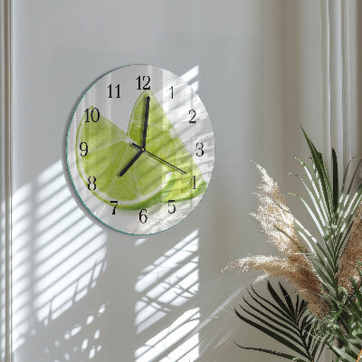 Reloj de pared redondo Carbonato de calcio
