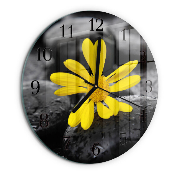 Reloj de pared redondo Flor