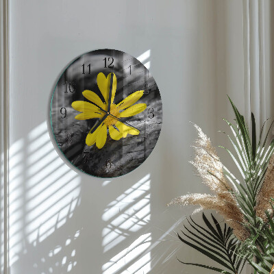 Reloj de pared redondo Flor