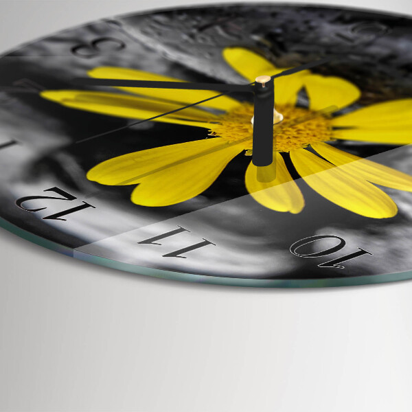 Reloj de pared redondo Flor