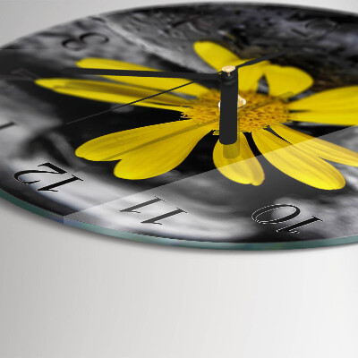 Reloj de pared redondo Flor
