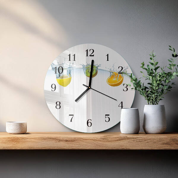 Reloj de pared redondo Kiwi