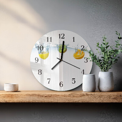 Reloj de pared redondo Kiwi