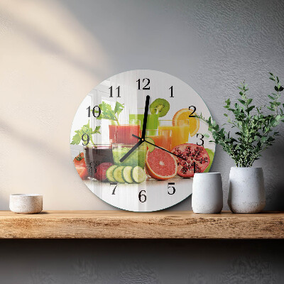 Reloj de pared redondo Jugos