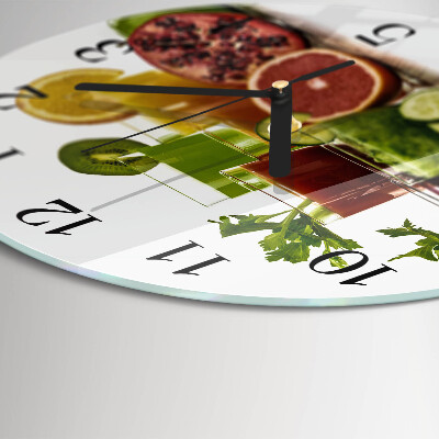 Reloj de pared redondo Jugos