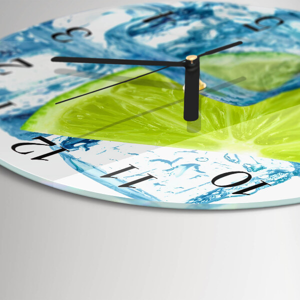 Reloj de pared redondo Hielo de lima