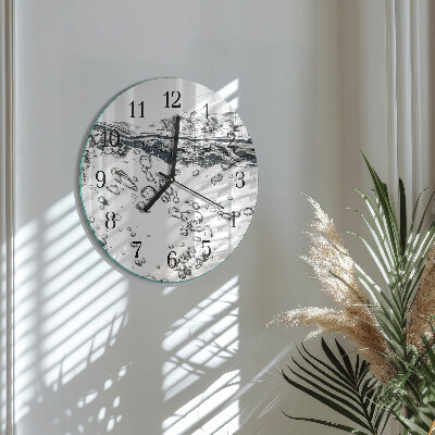 Reloj de pared redondo Agua