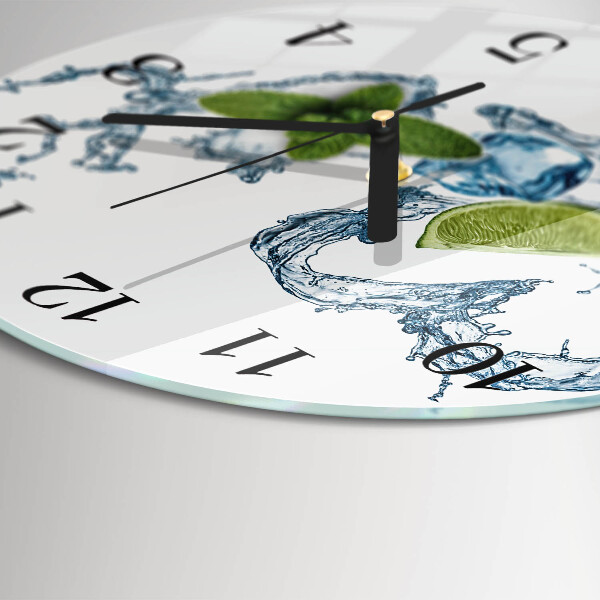 Reloj de pared redondo Menta