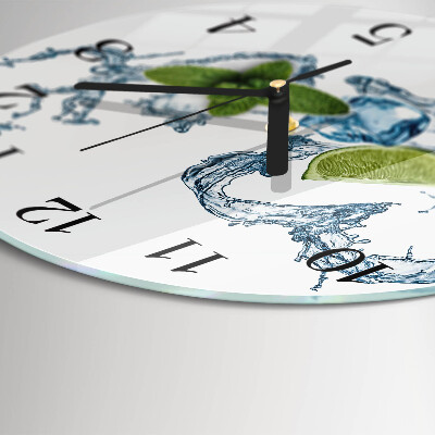Reloj de pared redondo Menta