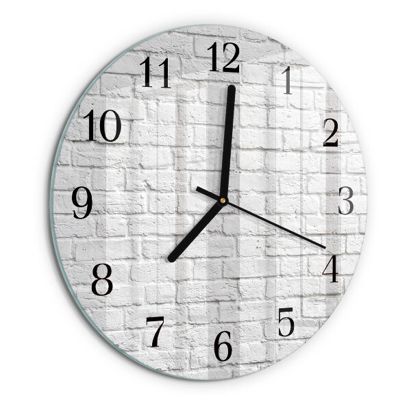 Reloj de pared redondo Ladrillo