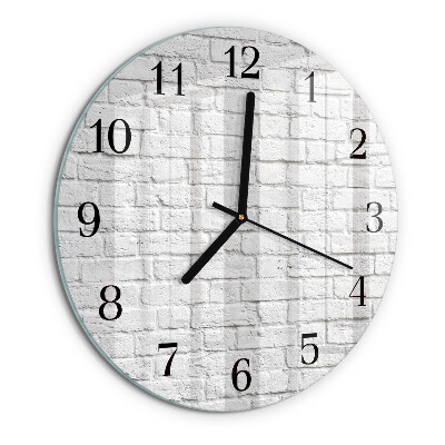 Reloj de pared redondo Ladrillo