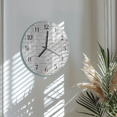 Reloj de pared redondo Ladrillo