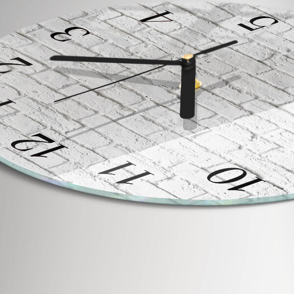 Reloj de pared redondo Ladrillo
