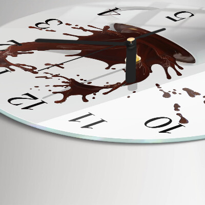 Reloj de pared redondo Café