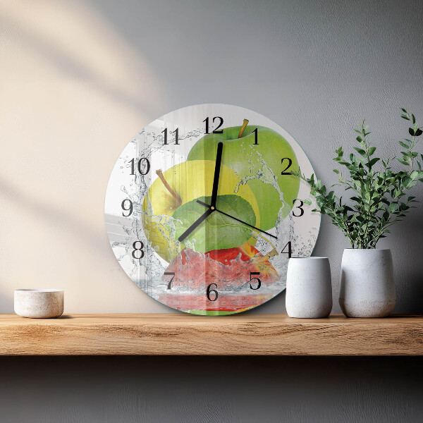 Reloj de pared redondo Manzana