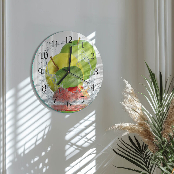 Reloj de pared redondo Manzana