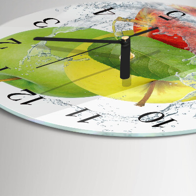 Reloj de pared redondo Manzana