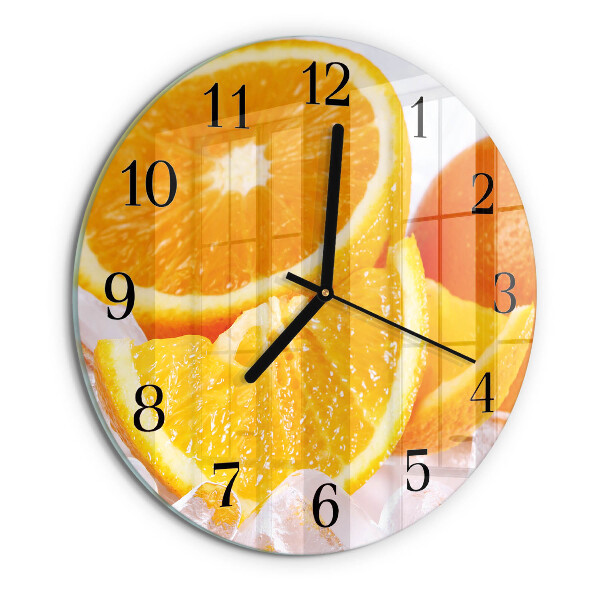 Reloj de pared redondo Naranjas