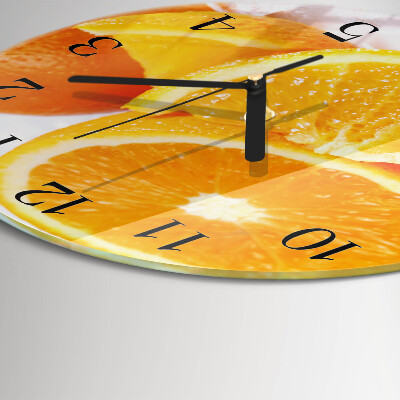 Reloj de pared redondo Naranjas