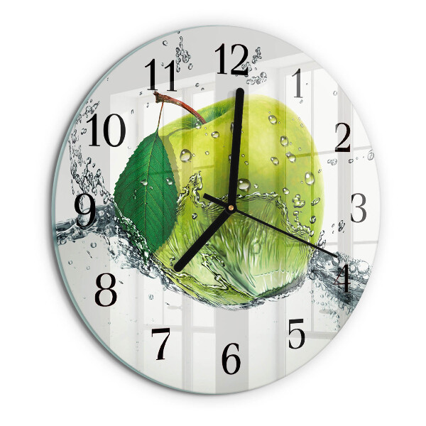 Reloj de pared redondo Manzana