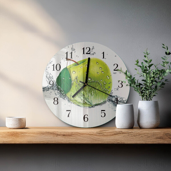 Reloj de pared redondo Manzana