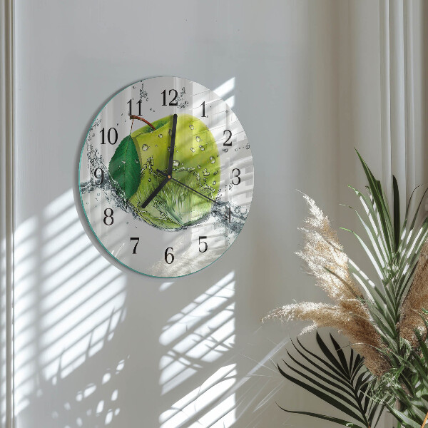 Reloj de pared redondo Manzana