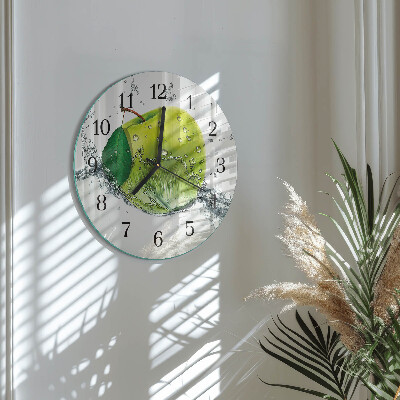 Reloj de pared redondo Manzana